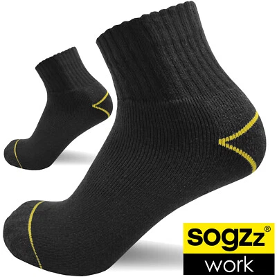 6-24 Paar SOGZZ® Arbeitssocken Herren 75% Baumwolle Quarter Arbeit Work Socken - Bild 1 von 4