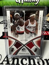 2005 SP Game Used Edition Authentic Fabrics Dual Darius Miles Sebastian Telfair