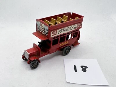 NICE MATCHBOX YESTERYEAR Y2 1911 B TYPE LONDON BUS DEWARS WHISKY 1956 DIECAST - Image 1 of 4