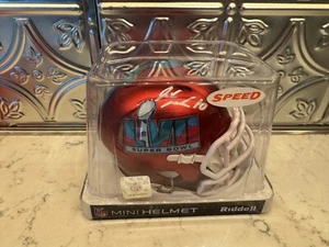 Isiah Pacheco Autographed Super Bowl 57 Speed Mini Helmet Beckett Witnessed - Picture 1 of 4