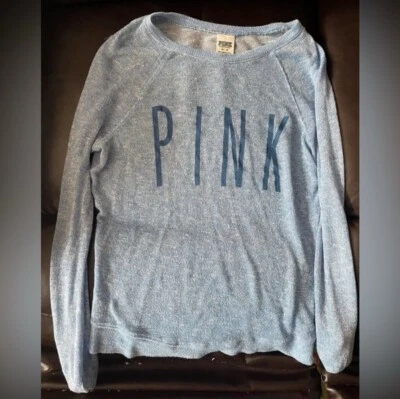 Suéter Victorias Secret Rosa Semi Transparente Azul Ligero Para Mujer’s X-Pequeño Nuevo Sin Etiquetas Foto 1 de 3
