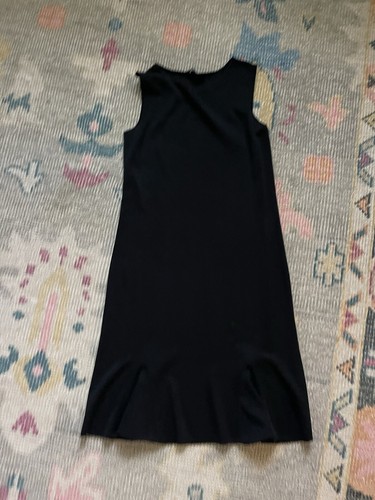 VETEMENTS Abito tubino Ming Wang nero piccolo classico lavabile in maglia senza maniche al ginocchio