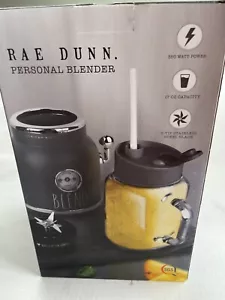 NEW Rae Dunn Personal Blender Gray 17 oz Glass Mason Jar 350 Watt NIB Kitchen - Picture 1 of 6