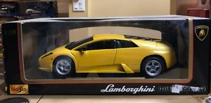 LAMBORGHINI MURCIELAGO COUPE GIALLO ORION YELLOW 1:18 by MAISTO NEW IN OLD BOX - Picture 1 of 2