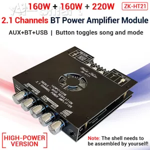 ZK-HT21 2.1 Kanal TDA7498E Bluetooth Digital Verstärker Zum Selbermachen Modul 160 W*2+220 W - Bild 1 von 21