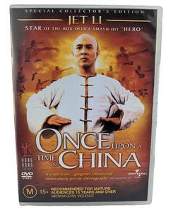 Once Upon A Time In China : Jet Li: DVD Region 4,2 WIDESCREEN PAL - Picture 1 of 3