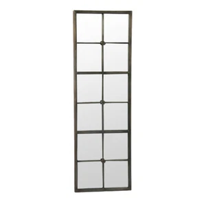 Länglicher Spiegel BASTION antik Fenster H127cm Wandspiegel im Landhausstil - Bild 1 von 3