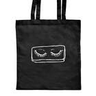 'False Eyelashes' Classic Black Tote Shopper Bag (ZB00004659)