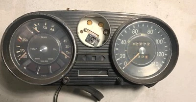 Cuadro de instrumentos VDO 45072 millas de Mercedes Benz 280SE 1968 —T2 Foto 1 de 4