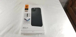 Spigen Thin Fit Hard Shell Case for Apple iPhone 13 Black Cover Skin Protective - Picture 1 of 2