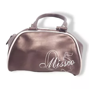 Miss Co Handbag Purse Mini Bag Bronze 5 Gym Retro Brown Prom Disco Y2K Vintage - Bild 1 von 10