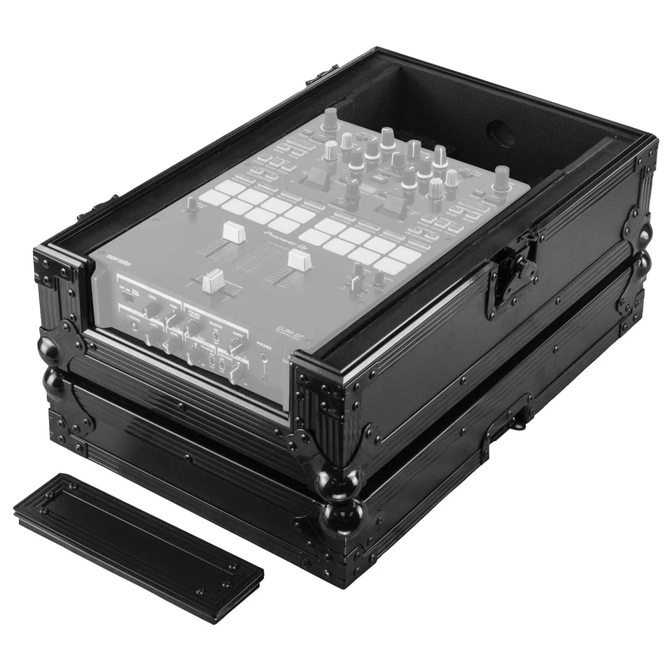 Odyssey FZS7S11R72BL Black Flight Case fits Pioneer DJM-S7/S11 Rane Seventy-T...