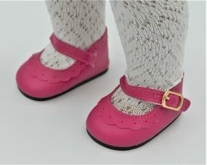 Shoes Fuchsia Strap For 18 in American Girl Doll Accessories Clothes - Picture 1 of 4