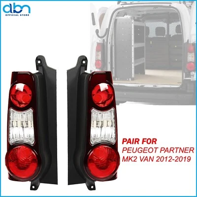 Peugeot Partner Mk2 Van 2012-2019 2 Door Rear Tail Light Lamp Right & Left Side - Image 1 of 4