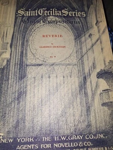 Saint Cecilia Serie "Reverie" von Clarence Dickinson ~ Noten - Bild 1 von 3