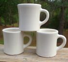 Vintage SET of 3 VICTOR Military Diner Restaurant Ware 6 Oz COFFEE MUGS CUPS VGC