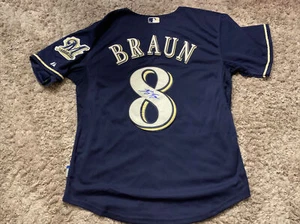 Ryan Braun MLB SIGNED custom MILWAUKEE BREWERS Baseball Autograph JERSEY - Picture 1 of 4