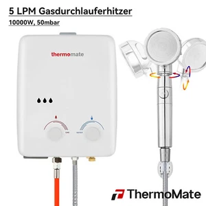 ThermoMate GasDurchlauferhitzer 5 Liter Outdoor Tragbarer Propan-Wassererhitzer - Bild 1 von 10