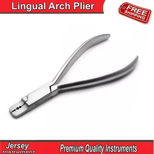 Dental Lingual Arch Plier Orthodontic Braces Wire Adjusting Forming Instruments - Picture 1 of 4