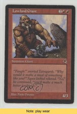 1997 Magic: The Gathering - Tempest Lowland Giant READ 0l2
