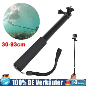 Wasserdichte Kamera Einbeinstativ Selfie Stick Teleskopstange für GoPro Kamera - Bild 1 von 23
