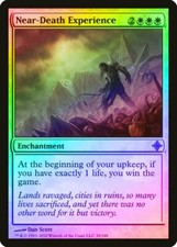 Near-Death Experience FOIL Rise of the Eldrazi HEAVILY PLD Rare CARD ABUGames