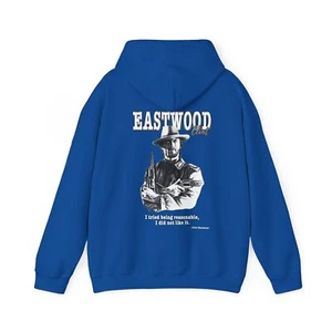 Clint Eastwood - Cita Unisex Mezcla Pesada Sudadera con Capucha, Sudadera, Estampado Artístico, Camisa - Imagen 1 de 12