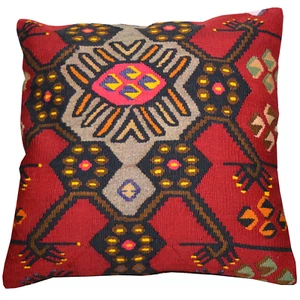 Funda Almohada Kilim 19" x 19" Diseño Suroeste Hecha a Mano Brpal-363 - Imagen 1 de 1