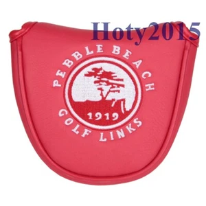1 pz Copritesta Putter Mallet Golf Mallet PU rosso PU con Chiusura Magnetica - Foto 1 di 3