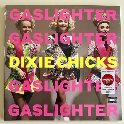 Dixie Chicks RARE OOP Gaslighter Record Target Exclusive Neon Magenta Pink Vinyl - Image 1 of 2
