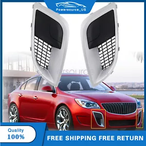 For Buick Regal GS 2012-2017 Front Bumper Air Inlet Grille Cover Trim 2PCS LH+RH - Foto 1 di 9