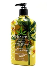 Hempz Original Floral Banana Herbal Strenghten+Smooth Shampoo 17 oz - Picture 1 of 1