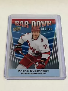 2023-24 Allure Hockey BD-4 Bar Down Andrei Svechnikov Carolina Hurricanes - Picture 1 of 2