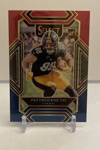 Pat Freiermuth 2021 Select Club Level Tri-Color Prizm Rookie RC 103/149 Steelers