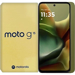 Motorola Moto G15 4G Iguana Green 128GB + 4GB Dual-SIM Unlocked SIMFree NEW - Picture 1 of 5