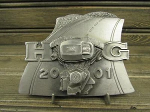 HARLEY-DAVIDSON 2001 HOG Owners Group Logo MEDALLION & STAND - Picture 1 of 2