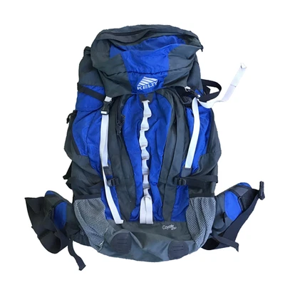 Mochila Kelty Coyote 4750 Senderismo Marco Interno Acolchada Cintura Cadera Bolsillos Azules Foto 1 de 4