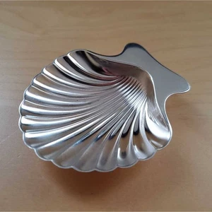 Tiffany & Co Muschel Muschel Schale Sterlingsilber Fuß Sammlerstück Deko - Bild 1 von 9