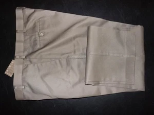 NWT Dockers W38 L32 Flat Front Relaxed Fit Brown Khaki Dress Pants - Picture 1 of 5
