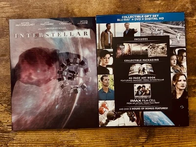 Interstellar Blu-ray/DVD/HD Digital Download Walmart Neo Pack  - No Film Cell Foto 1 de 4