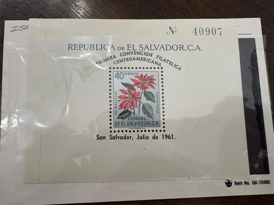 Lençol de lembrança Salvador Scott 718a MH cantos superiores - Imagem 1 de 1