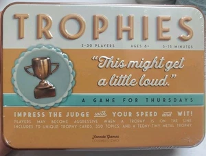Trophies Trivia Card Game Family Party Game For Thursdays Facade Games SEALED - Picture 1 of 7