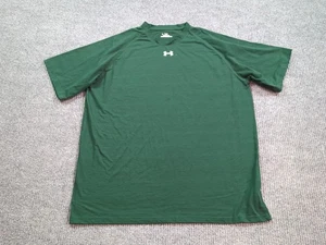 Under Armour Camicia Uomo Grande Verde T-Shirt Manica Corta Attrezzatura Termica Palestra Allenamento  - Foto 1 di 7