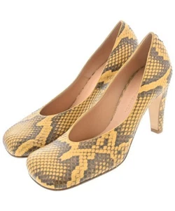 BOTTEGA VENETA Pumps Women's Size 37 Yellow Leather - Picture 1 of 6