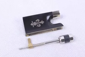 1pcs 4/4 Violin Bow Frog Ebony Wood Violin Frog Screw Accessories - Picture 1 of 4