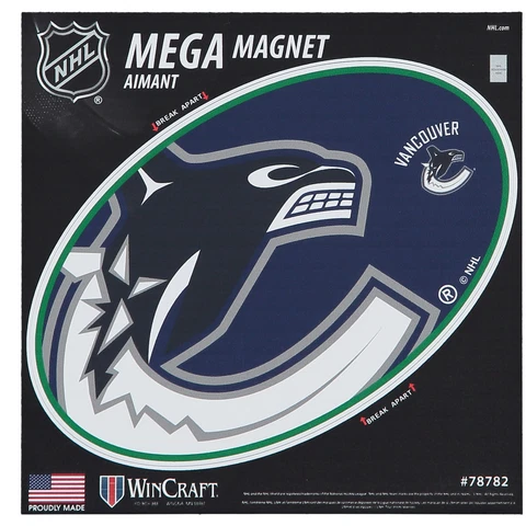 Vancouver Canucks 6" x 6" Mega Magnet Cover