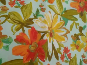 Mill Creek Outdoor Floral Fabric Bright Blooms 4 YARDS Lot - Picture 1 of 4