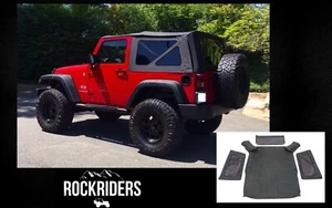 Authentic Smittybilt 9070235 Soft Top for 2007-2009 Jeep Wrangler 2 Door - Picture 1 of 8