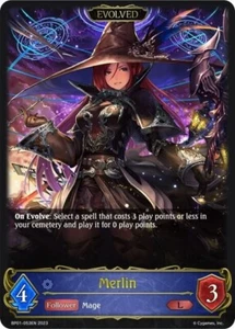 Merlin Evolved Foil - BP01-053EN - NM - Shadowverse Evolve - Picture 1 of 1