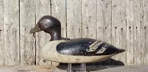 CA 1930-40 GOLDENEYE DECOY ATTRB ST LAWRENCE SEAWAY N.Y? VERMONT? LAKE CHAMPLAIN - Picture 1 of 13